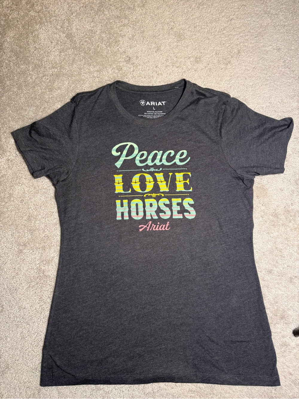 Ariat Women’s  Peace, Love, Horses shirt